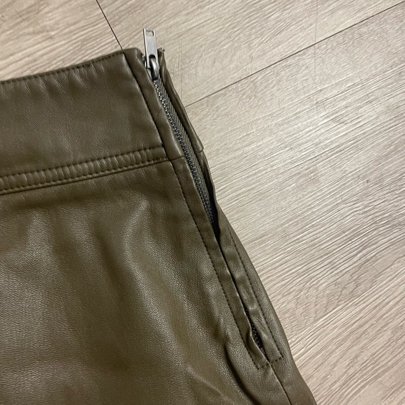 MNG Mango faux leather mini skirt small - Picture 6 of 10